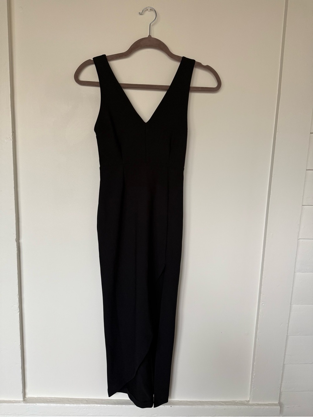 Abercrombie & Fitch Black V-Neck Maxi Dress